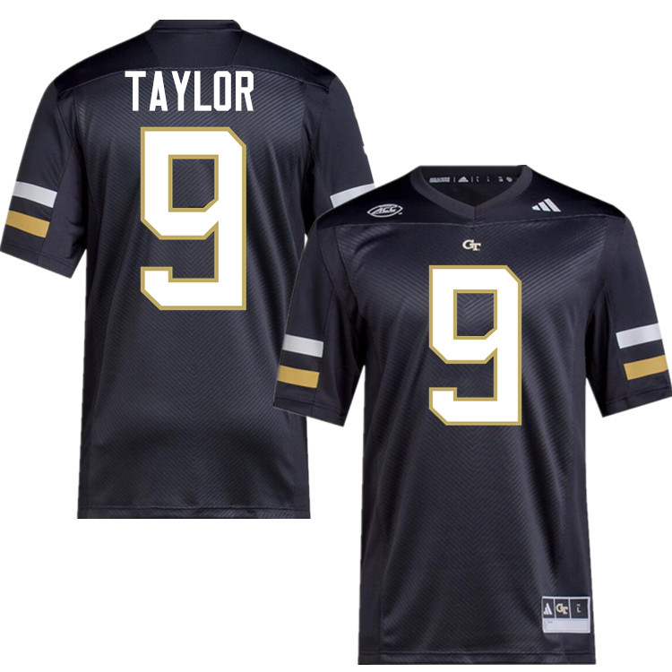 Zion Taylor Georgia Tech Jerseys,Georgia Tech Yellow Jackets College Football Uniforms-Black